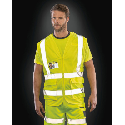 Mesh safety vest
